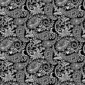 108" Blank Quilting Black Tie II