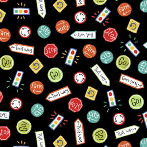 45" Quilting Treasures Vroom Vroom