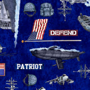 45" Quilting Treasures Patriot