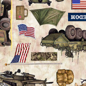 45" Quilting Treasures Patriot