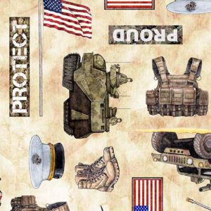 45" Quilting Treasures Patriot