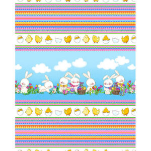 45" Quilting Treasures Hoppy Easter