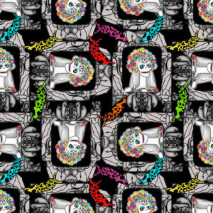 45" Blank Quilting Creepy & Kooky