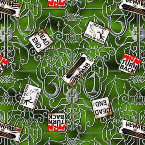 45" Blank Quilting Creepy & Kooky