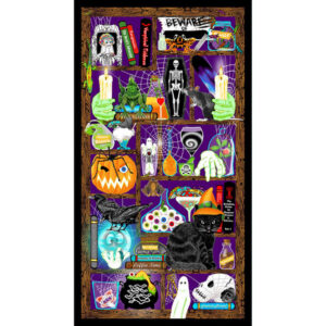 45" Blank Quilting Creepy & Kooky 24" Panel