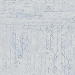 45" Blank Quilting English Blue and White