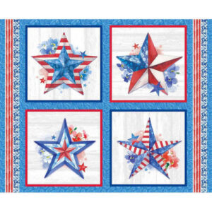 45" Blank Quilting Lucky Stars 24" Panel