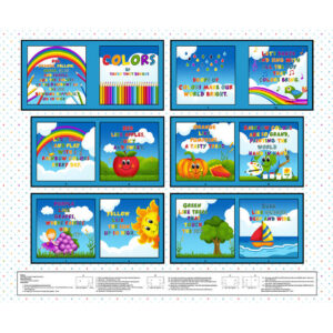 45" Blank Quilting Story Time Panel