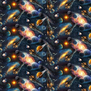 45" Blank Quilting Space Cadet