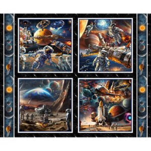 45" Blank Quilting Space Cadet Pillow Panel