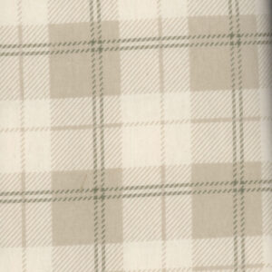 45" Flannel A Splash of Green Plaid