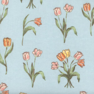 45" Flannel Dancing Daffodils