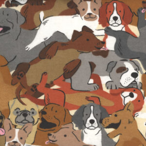 45" Flannel Dog Pile