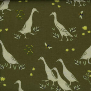 45" Flannel Ducks in the Grass