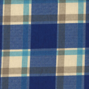 45" Flannel Dusted Indigo Plaid