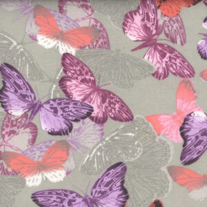 45" Flannel Orchid Butterfly