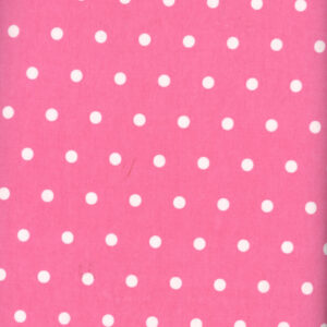 45" Flannel Pink Dots Carnation