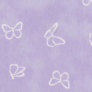 45" Flannel Purple Tie Dye Butterflies