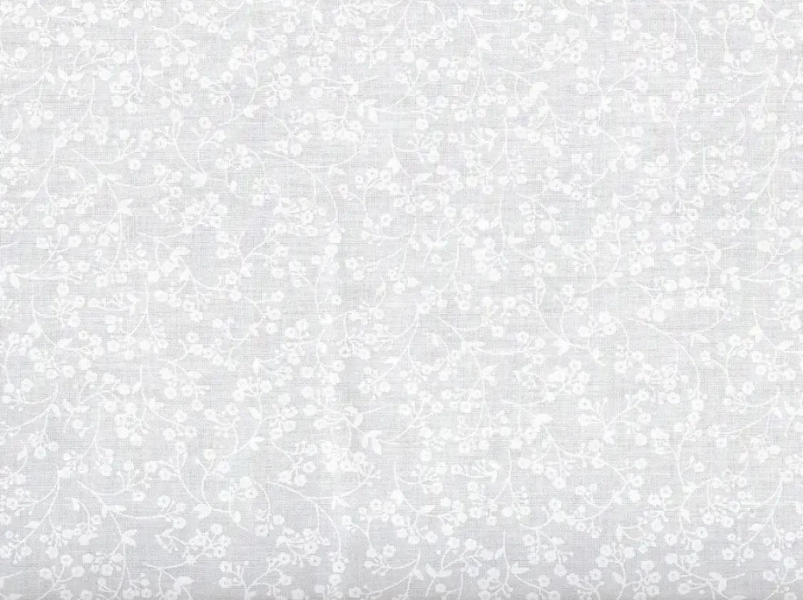 White on white fabric.