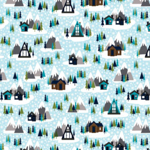 45" Benartex Alpine Valley Peaks