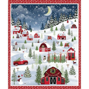 45" Benartex Country Christmas 36" Panel