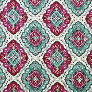 45" Benartex Winter Berry Floral Medallion