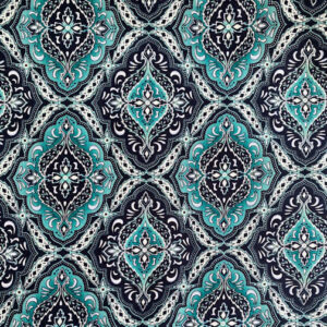 45" Benartex Winter Berry Floral Medallion