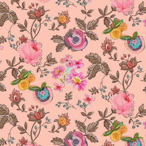 45" Benartex A Beautiful Life Garden Floral Yellow