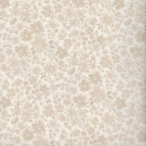 45" Cotton Prints Sm Floral Cream
