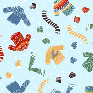 45" Quilting Treasures Winter Forest Friends