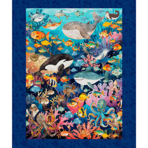45" Quilting Treasures Deep Sea Dazzle