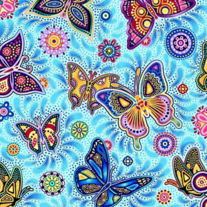 45" Oasis Fabrics Pannotia Dragonflies