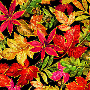 45" Oasis Fabrics Fall Classic Leaves