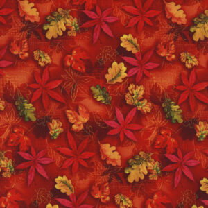45" Oasis Fabrics Fall Classic Small Leaves