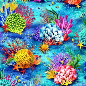 45" Oasis Fabrics The Deep Coral