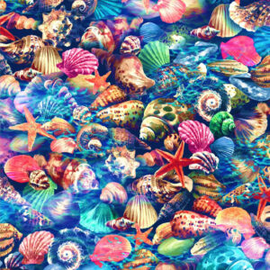 45" Oasis Fabrics The Deep Shells
