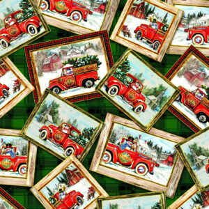 45" Oasis Fabrics Noel Truck Cards