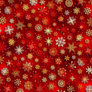 45" Oasis Fabrics Noel Snowflakes