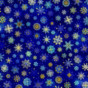 45" Oasis Fabrics Noel Snowflakes