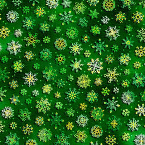45" Oasis Fabrics Noel Snowflakes