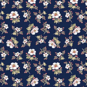 45" Benartex Bandana Medley Emma Navy