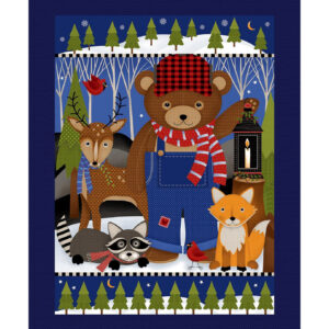 45" Studio E Fabrics A Day In The Wood Panel