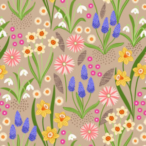 45" Lewis & Irene Spring Flowers