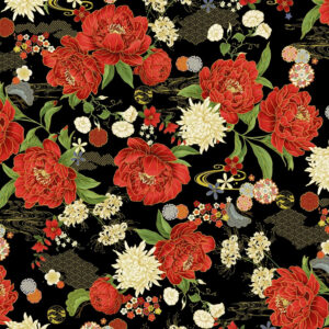 45" Timeless Treasures Lotus Garden