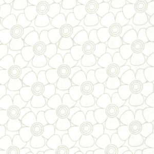 45" Gray On White Print