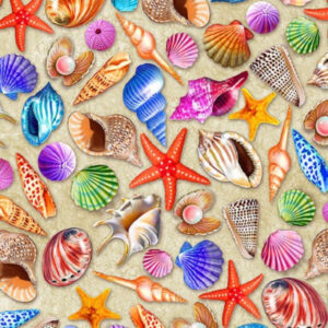 45" Michael Miller Shell-E-Bration