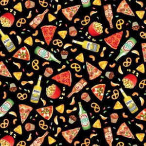 45" Michael Miller Game Night Snacks
