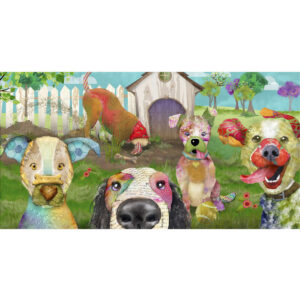 45" 3 Wishes Fabric Raise The Woof 24" Panel