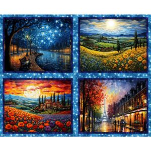 45" 3 Wishes Fabric C'est Magnifique Panel