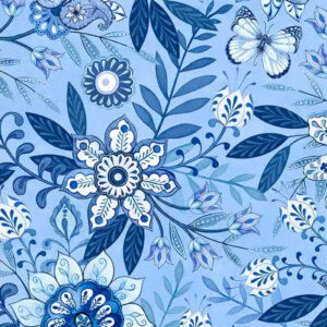 45" Wilmington Blooming Blue